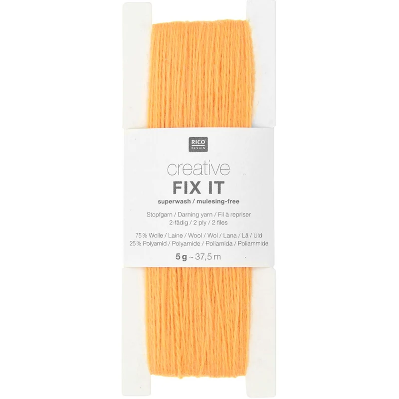 creative FIX IT Stopfgarn- neon apricot
