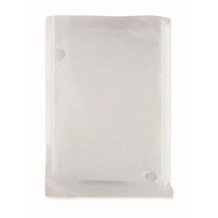 Biologisch abbaubarer Poncho und Tasche