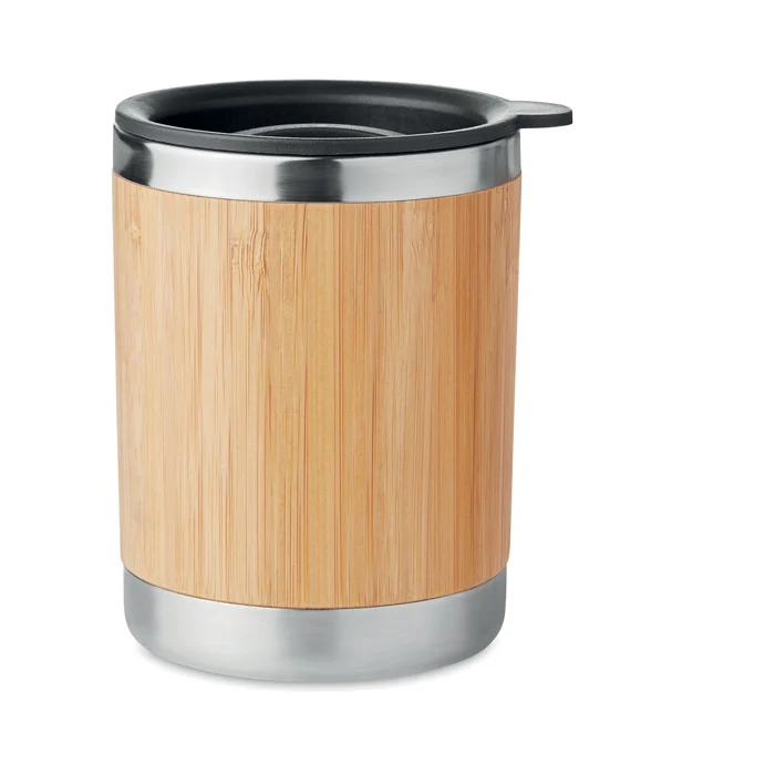 Becher im Bambusdeckel 250ml