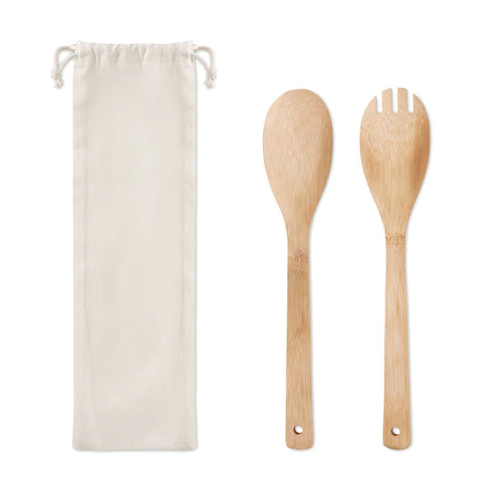 Set Bambus-Besteck Salat