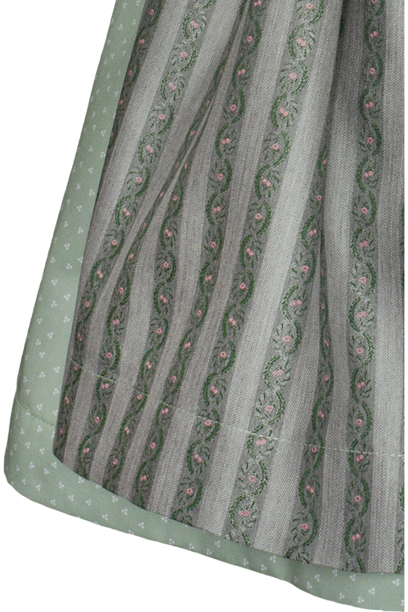 Kinder Corddirndl mit Bluse - grün