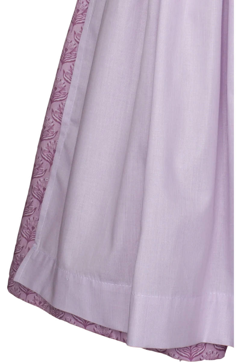 Kinderdirndl aus Baumwolle mit 1/2-Arm Bluse - beere