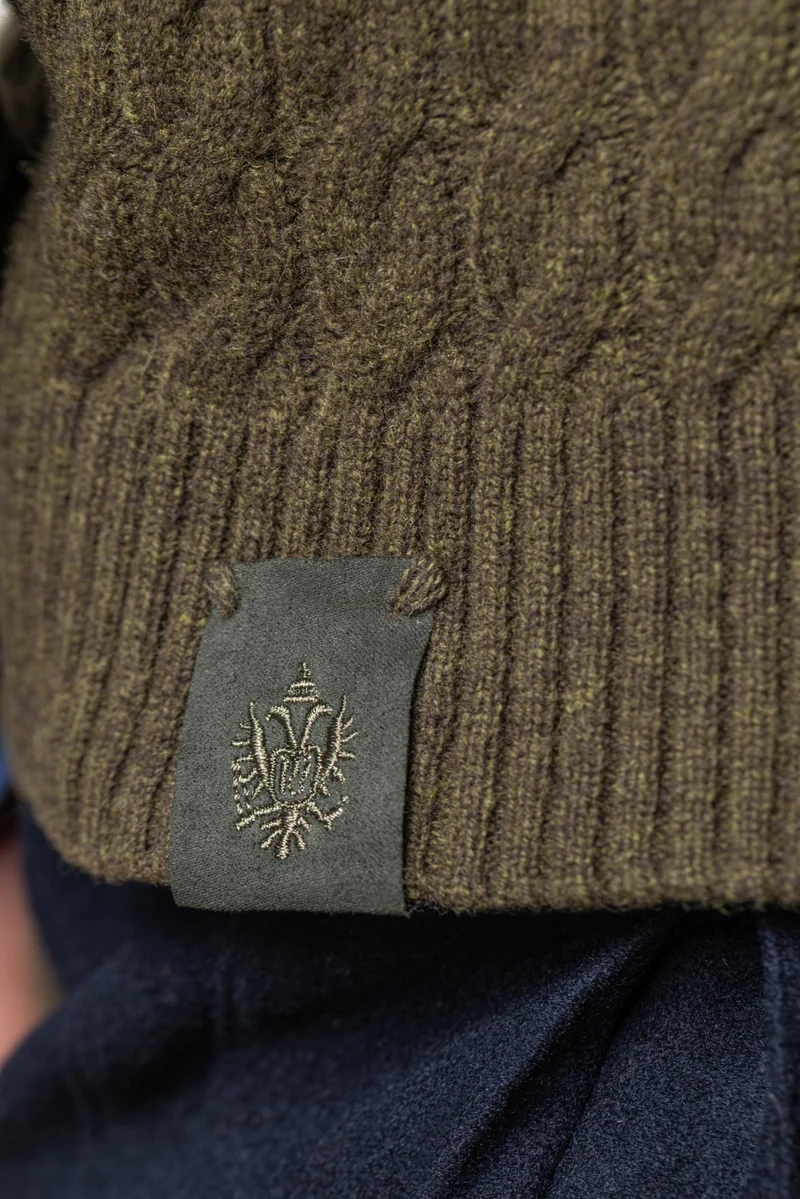 Rollkragenpullover Riccardo aus Merinowolle