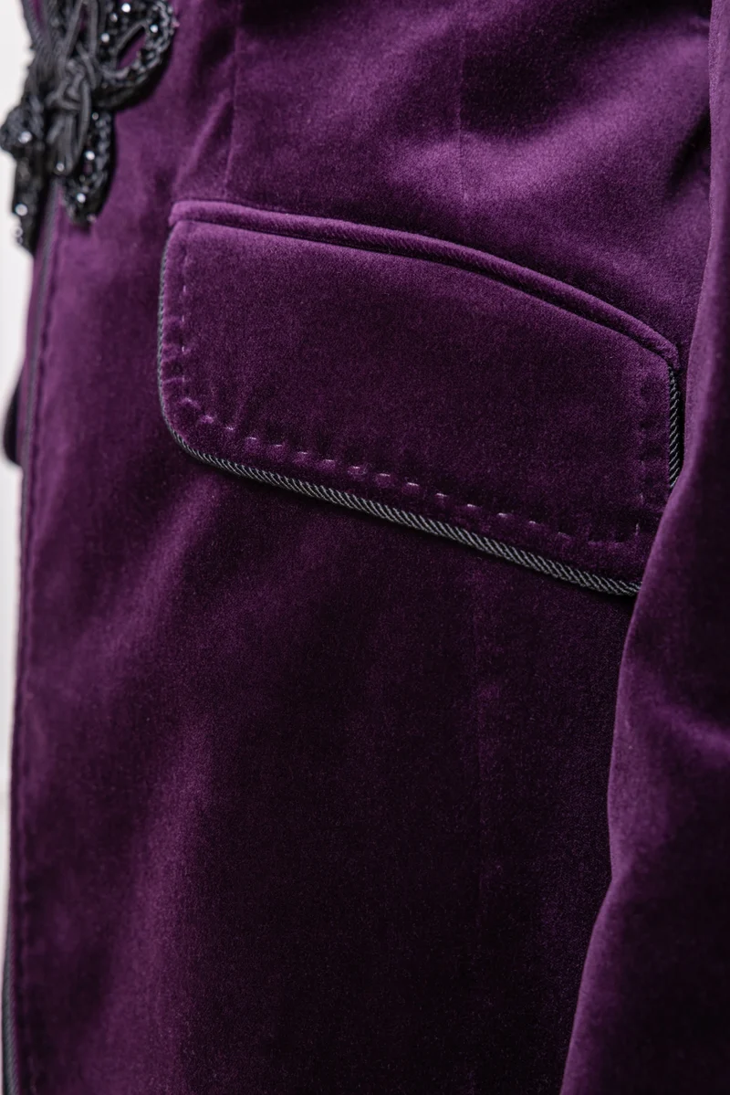 Smoking- Jacke aus Samt