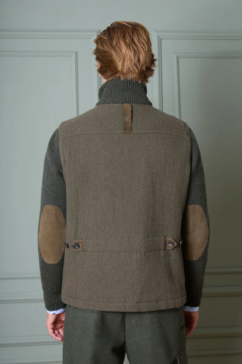 Wolljacke Hirschenau mit Strickärmeln