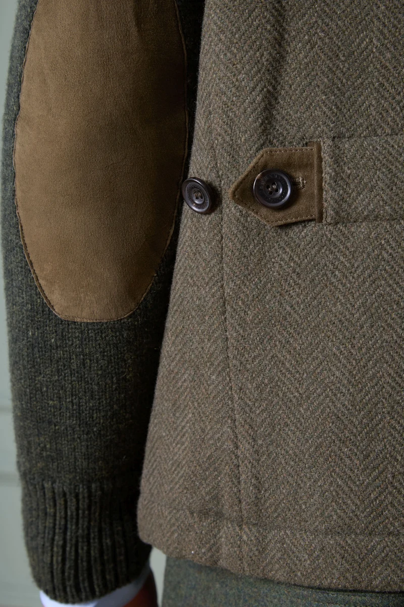 Wolljacke Hirschenau mit Strickärmeln