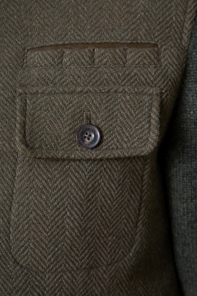 Wolljacke Hirschenau mit Strickärmeln