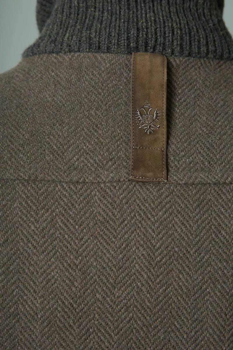 Wolljacke Hirschenau mit Strickärmeln