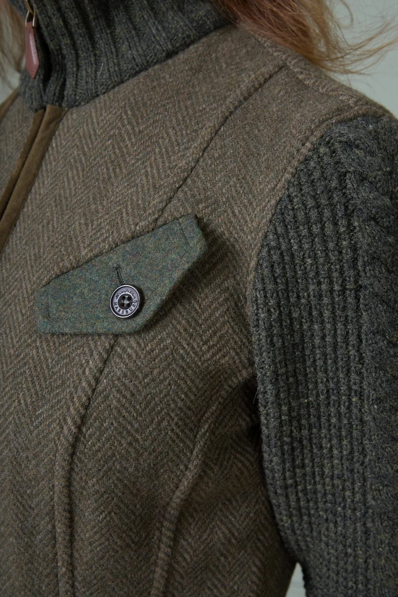 Wolljacke Cleo mit Strickärmeln