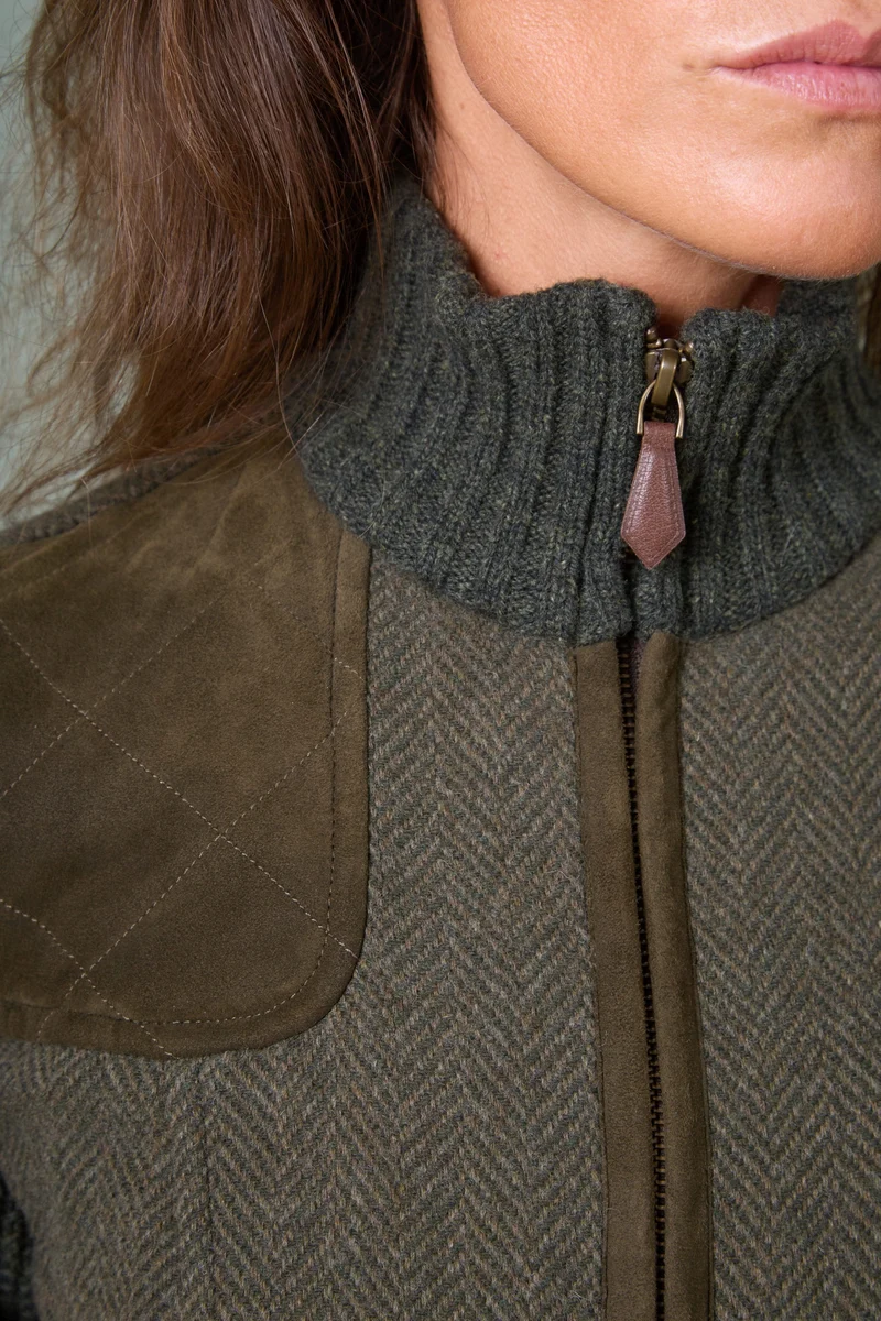 Wolljacke Cleo mit Strickärmeln