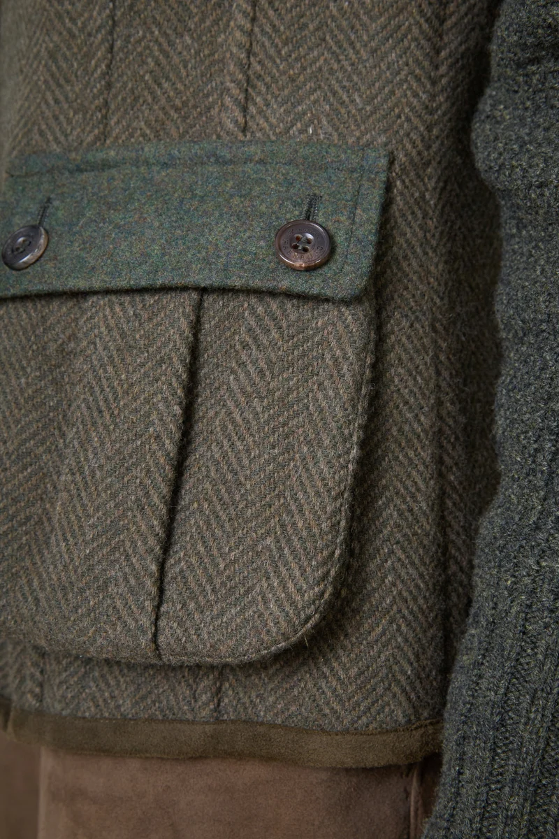 Wolljacke Cleo mit Strickärmeln