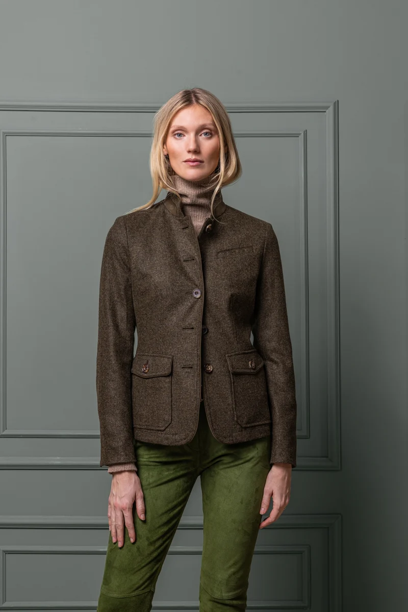 Wolljacke Aschach in Stretchtuch