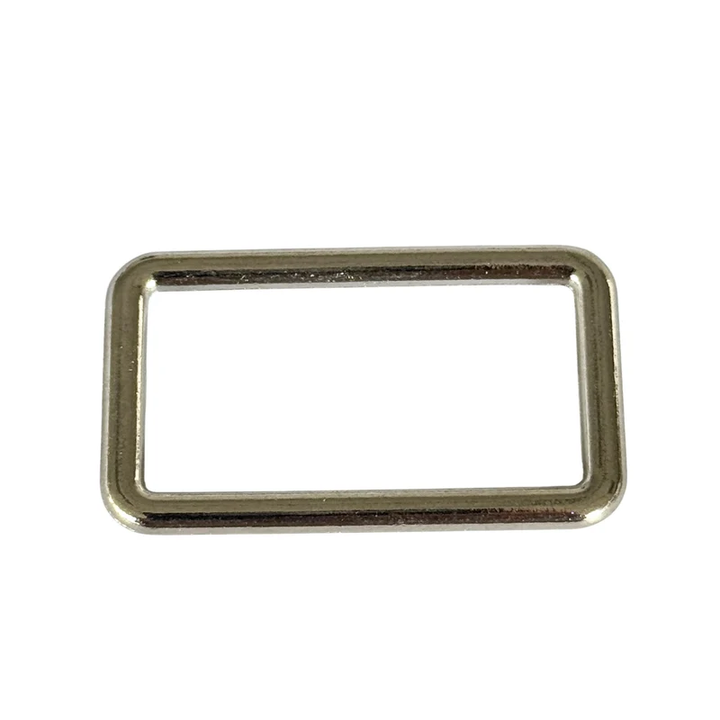 Rechteckring für Taschen & Gürtel Silber – Metallring HRI-11