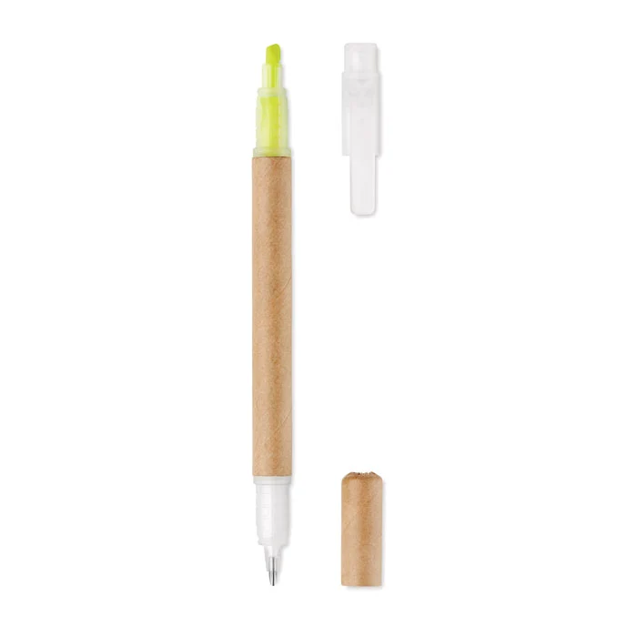 2-in-1-Textmarker aus Karton
