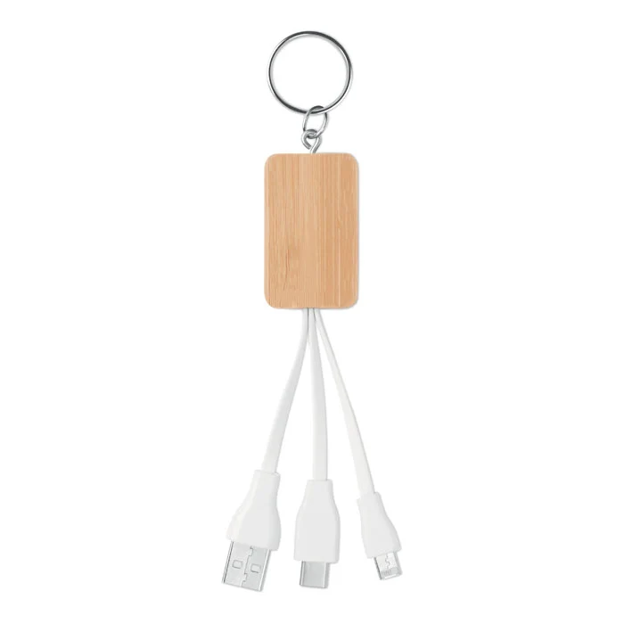 Bambus 3-in-1-Kabel