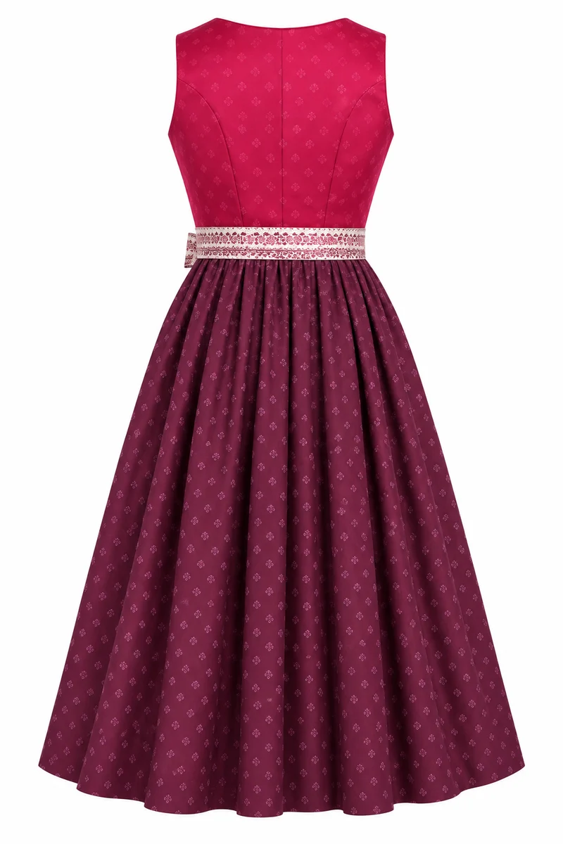 Umstandsdirndl aus Baumwolle mit flexiblem Band