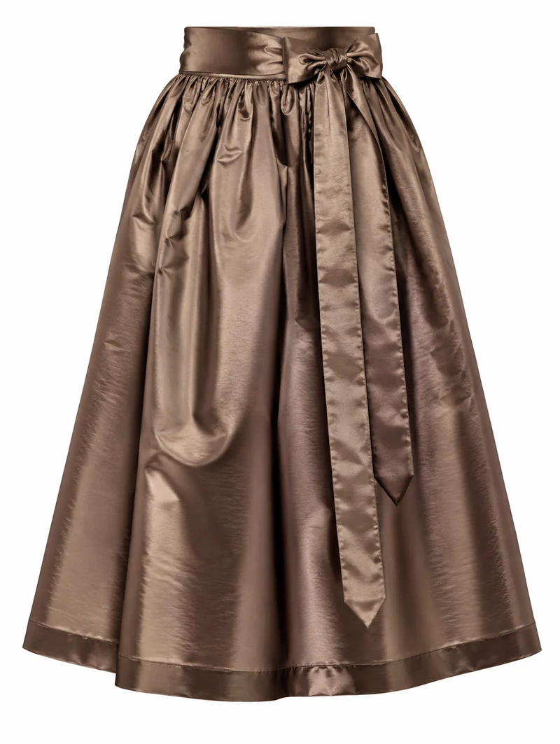 Klassische Taftschürze für Dirndl – 77 cm