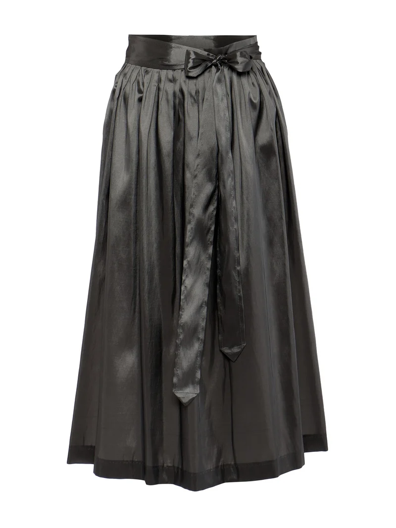 Klassische Taftschürze für Dirndl – 77 cm