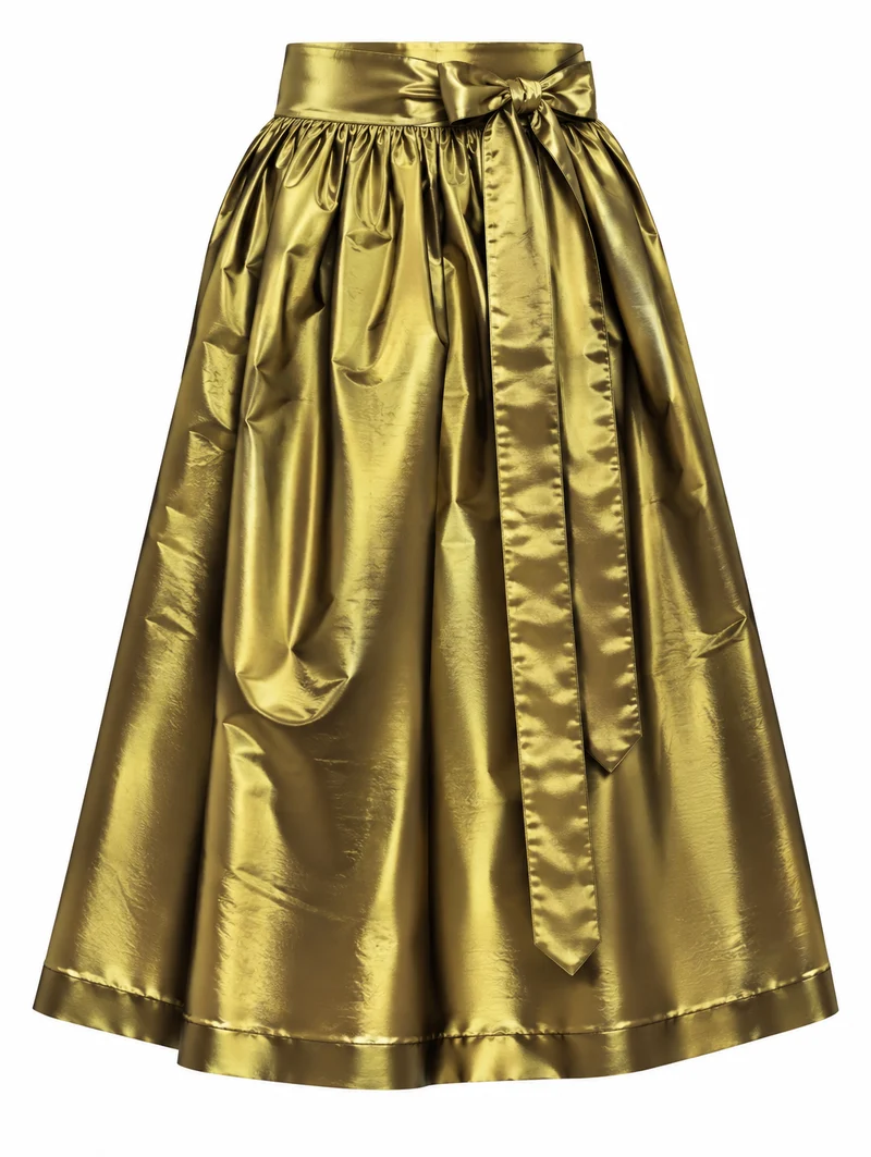 Klassische Taftschürze für Dirndl – 77 cm