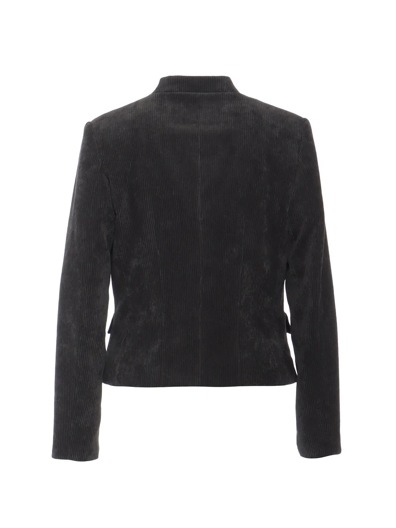 Cordjacke mit Stehkragen