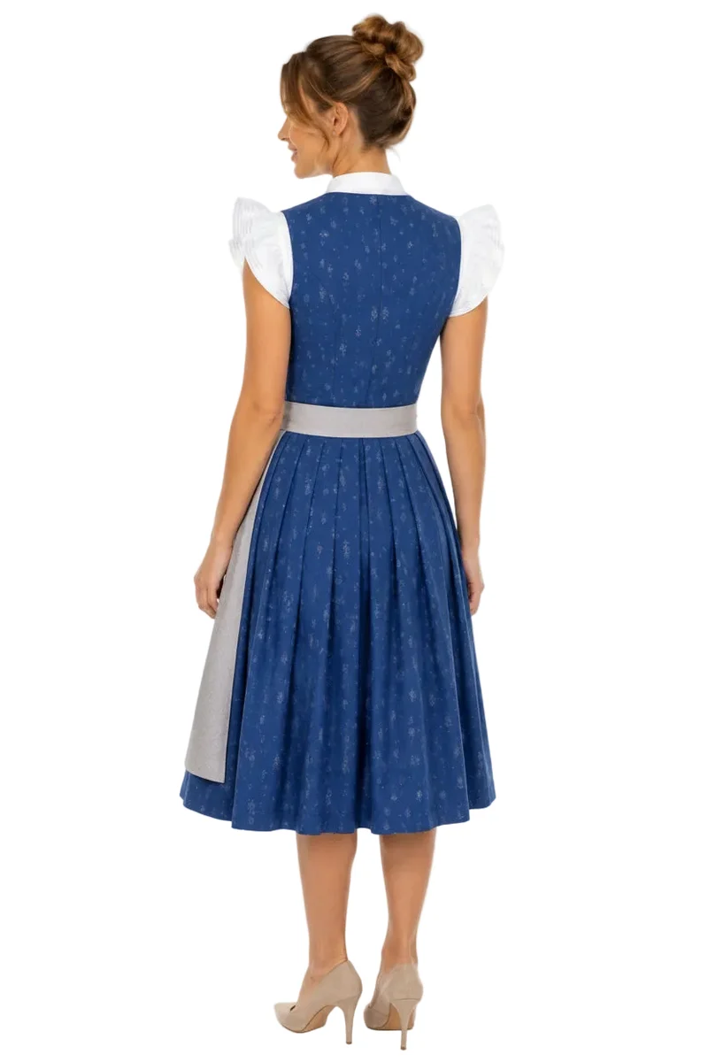Klassisches Baumwolldirndl mit Blümchendruck