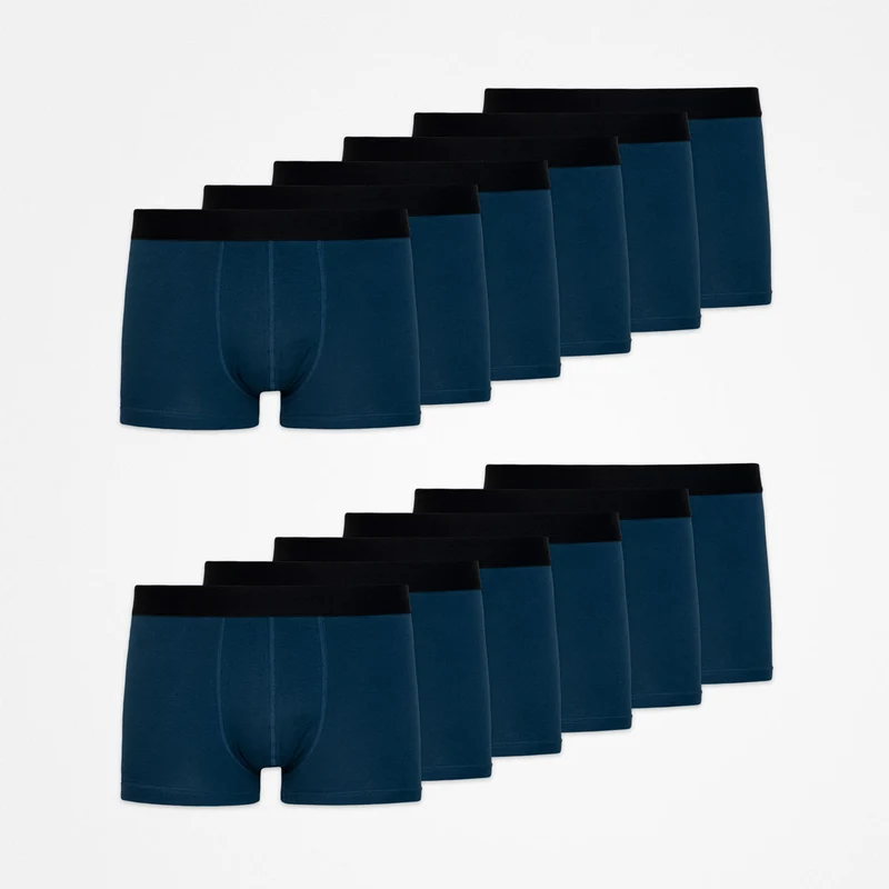 Boxershorts ohne Logo | Blau