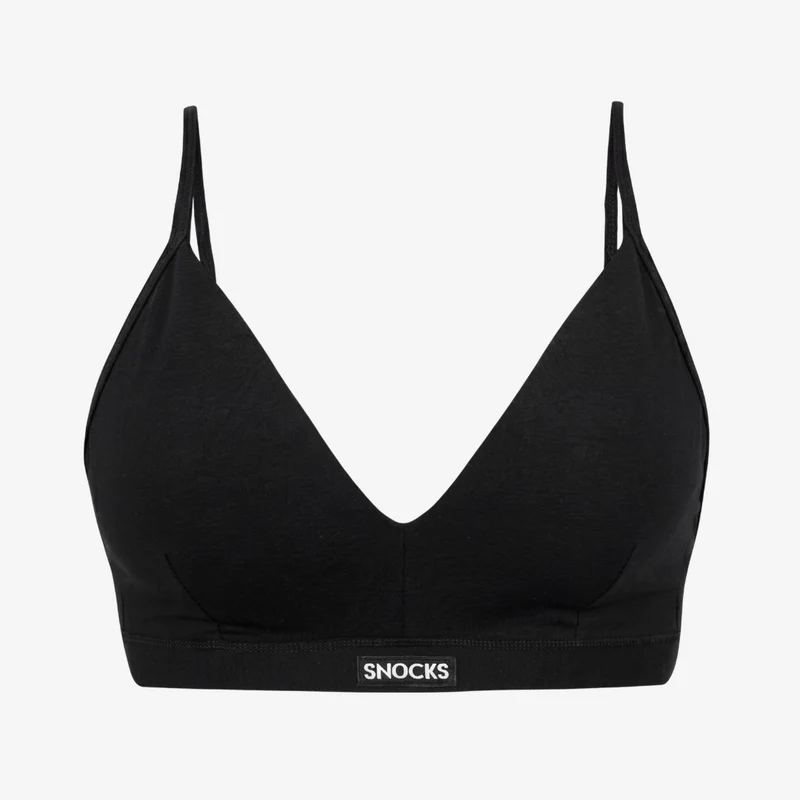 Retro Soft-BH Plus Size | Schwarz