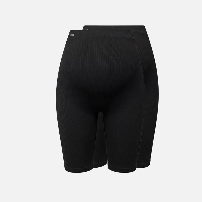 Umstandsshorts Seamless | Schwarz