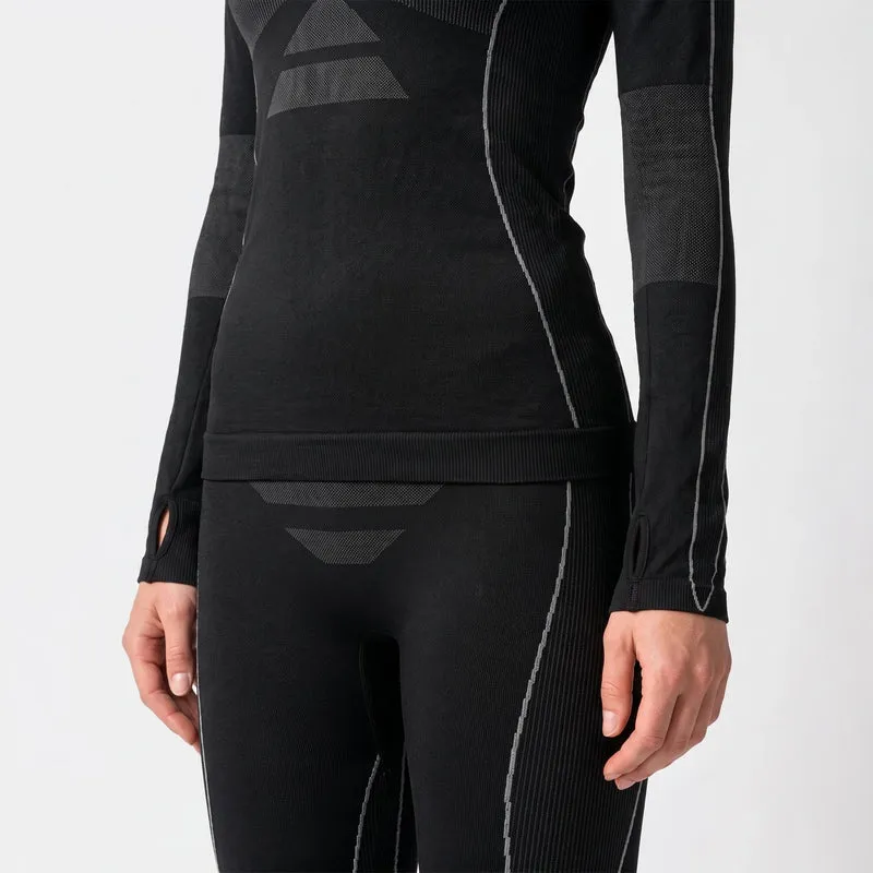 Thermo Longsleeve Damen | Dunkelgrau