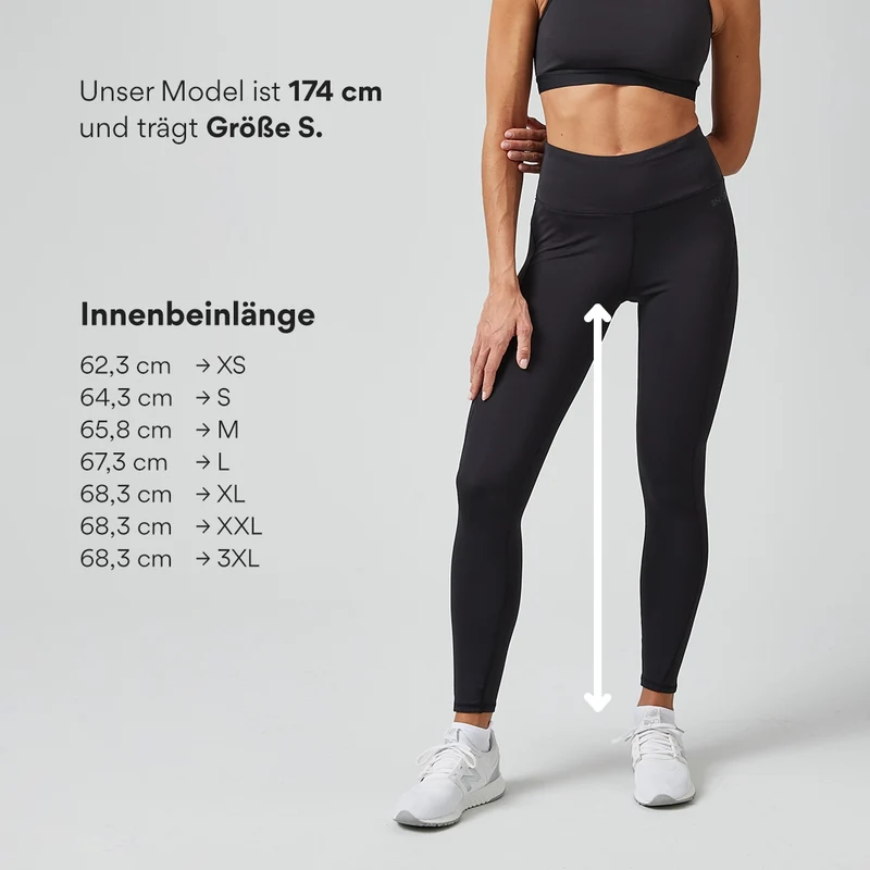 High Waist Leggings | Dunkelblau