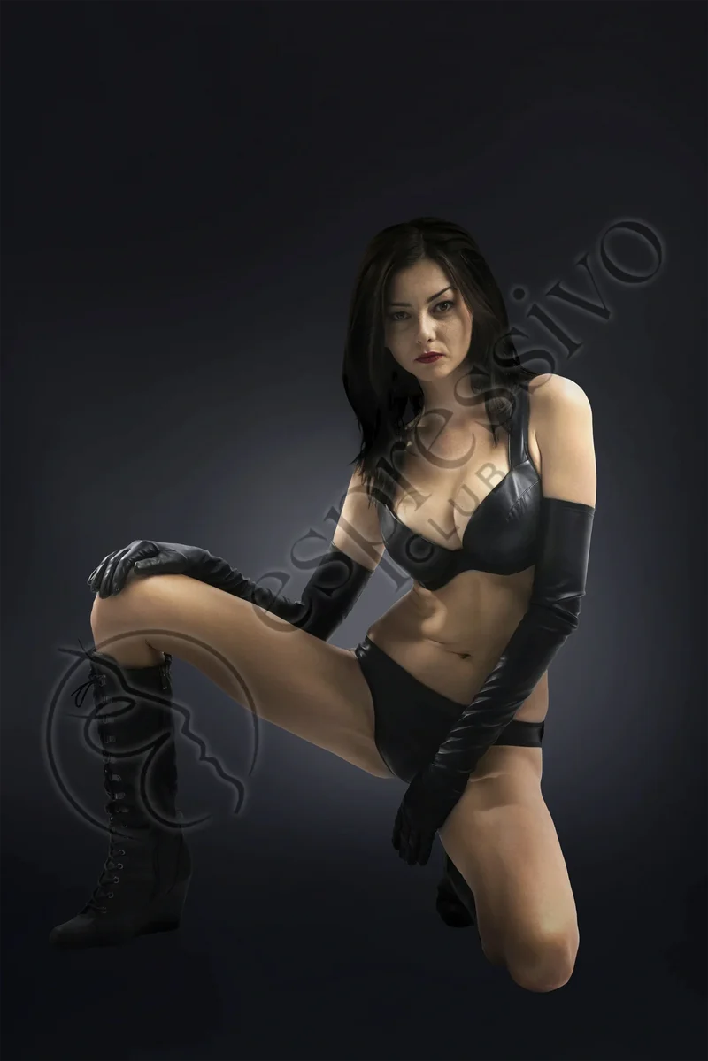 Womens Leather Bikini