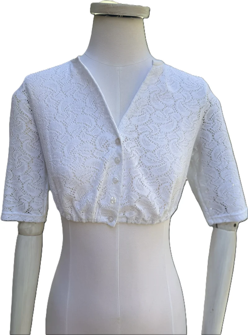 Dirndlbluse Gerlinde Halbarm