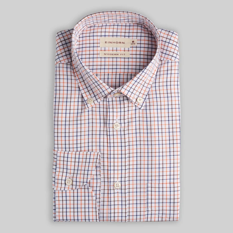Hemd Modern Fit Twill Karo