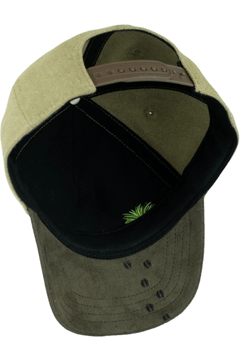 Kinder Cap mit Schafmotiv und gebogenem Schirm - khaki