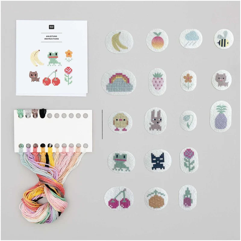 Stick and Stitch Packung "Pixel Art Mix"