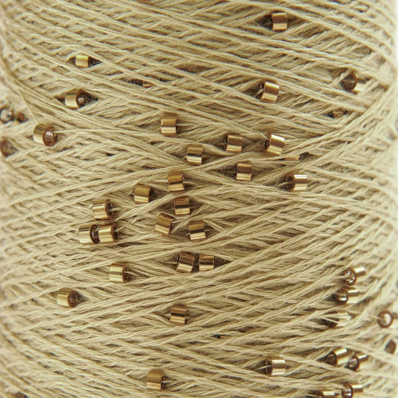 MAKE IT PERLCHEN- Beilaufgarn mit Glasperlen