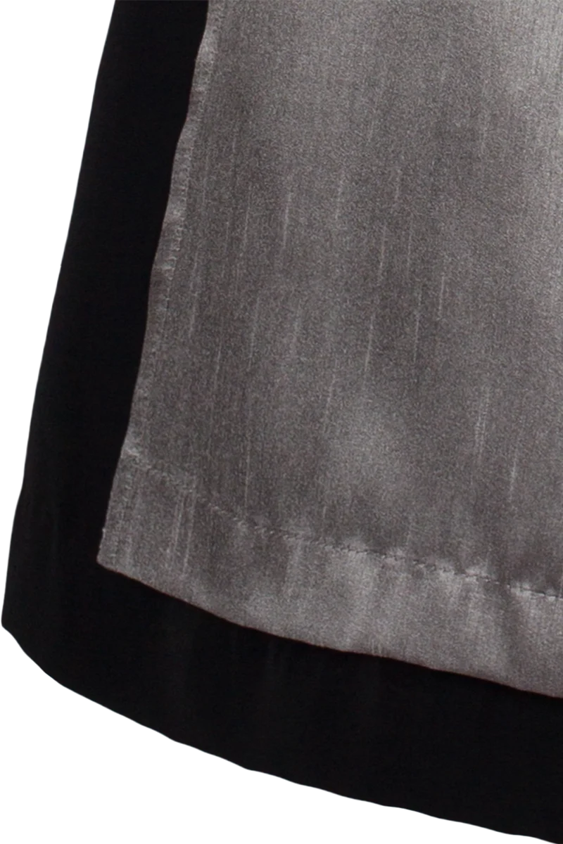 Midi-Dirndl 70cm mit Samtmieder - schwarz