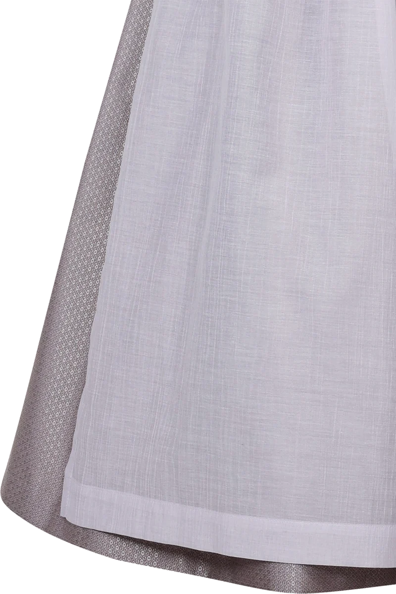 Midi-Samtdirndl mit abnehmbaren Flügelärmeln Hochwinkel 70cm - pflaume