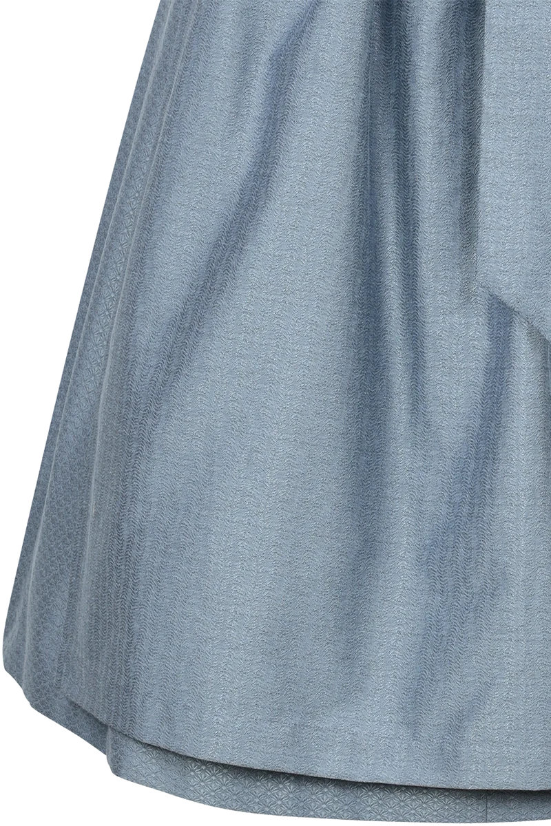 Midi-Corddirndl mit abknöpfbaren Flügelärmeln Ansfelden 70cm - himmelblau