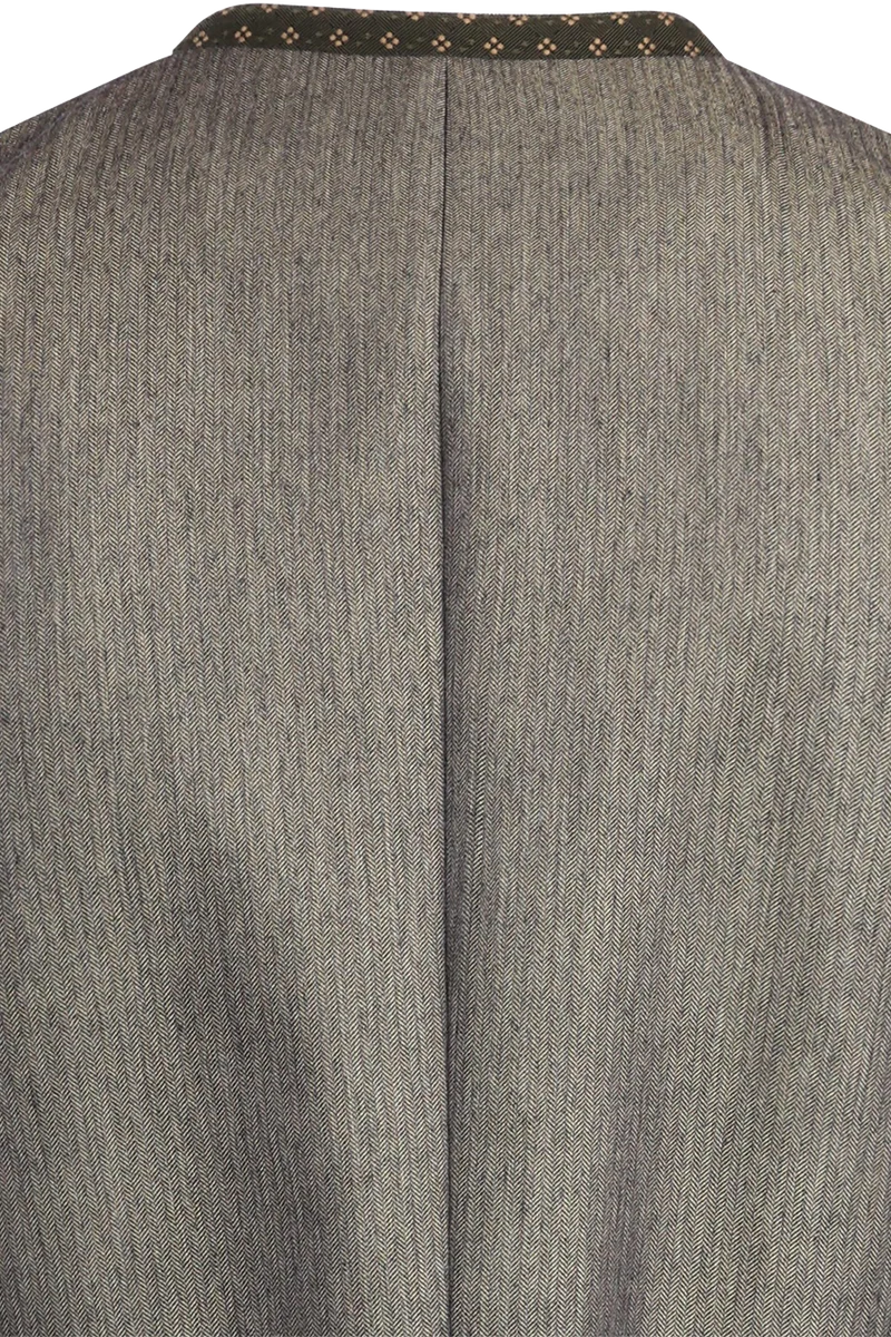 Herren Trachtenweste mit Jacquardmuster - tanne