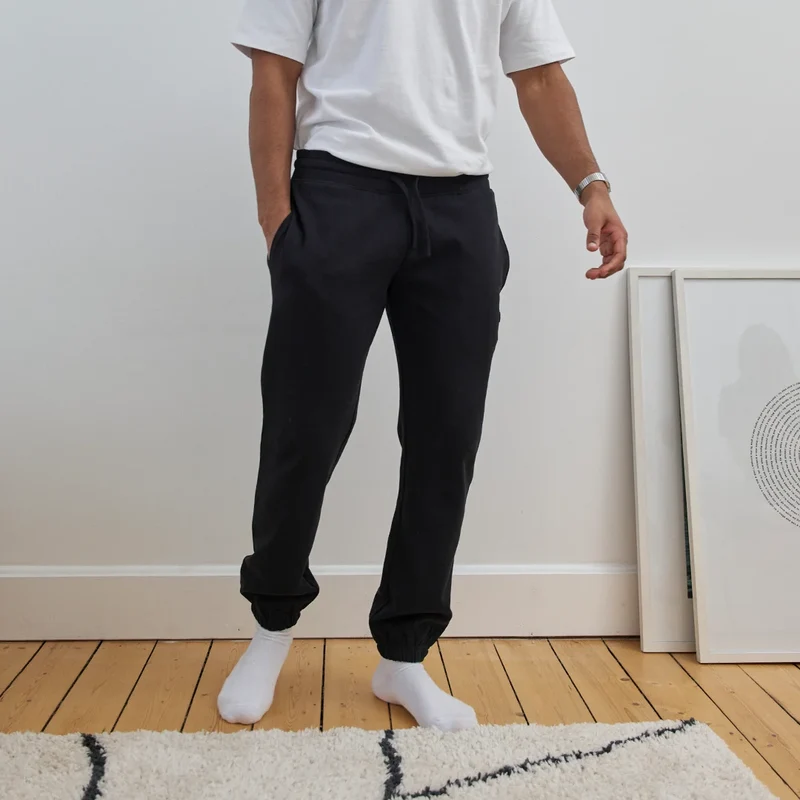 Sweatpants Loose Fit Herren | Schwarz