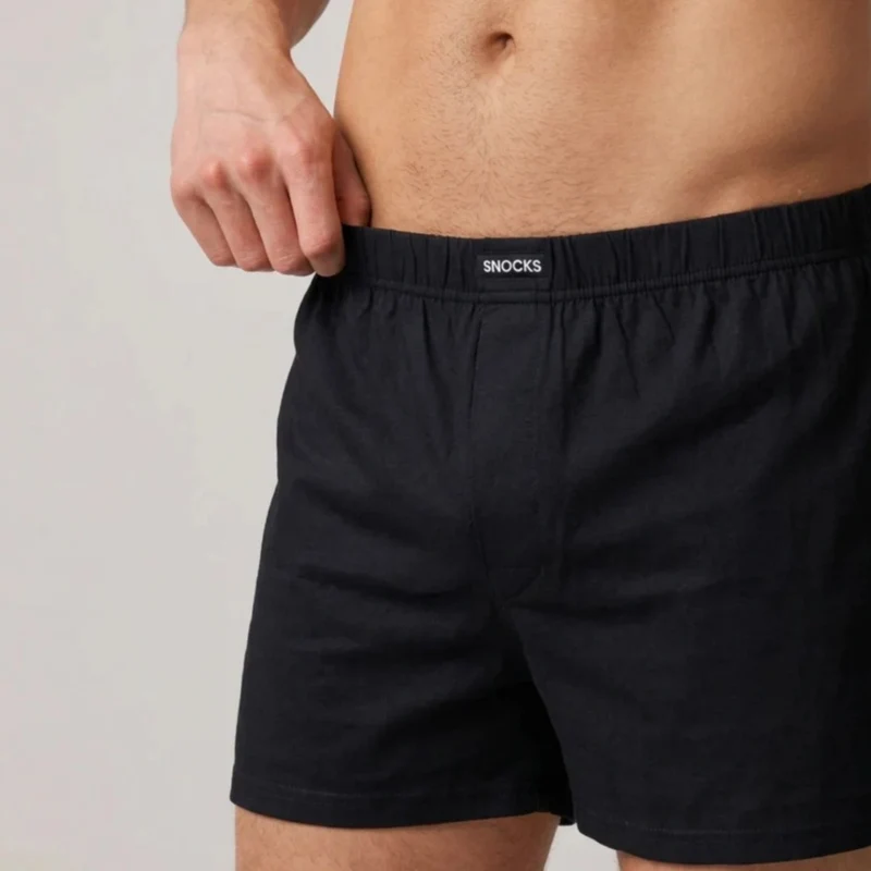 American Boxershorts Jersey | Schwarz
