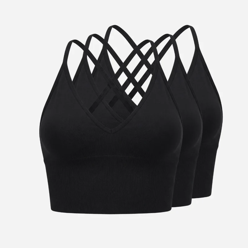 Sport-BH Bralette | Schwarz