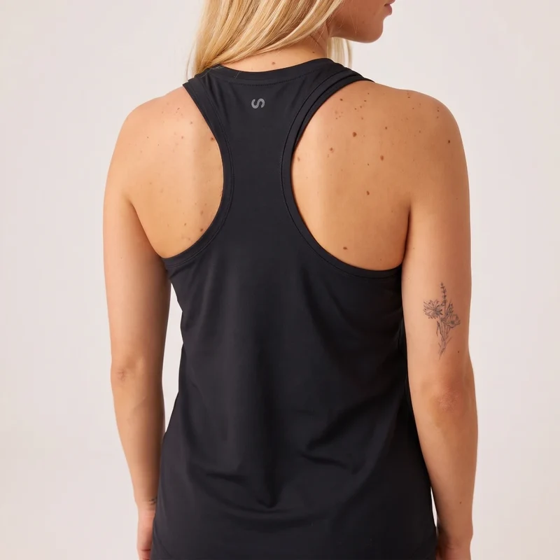Sport Tank Top Damen | Schwarz