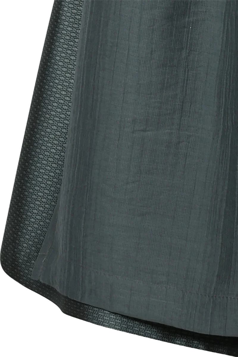 Midi-Dirndl 65cm in Ton-in-Ton-Optik - thymian