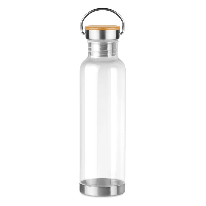 Tritan 800ml Flasche mit Bambusverschluss