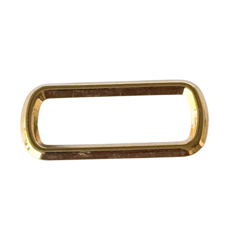Rechteckring für Taschen & Gürtel Gold – Metallring HRI-9