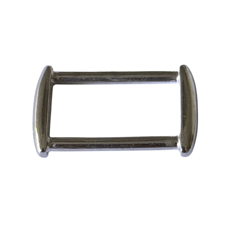 Rechteckring für Taschen & Gürtel Silber 25 mm – Metallring HRI-8