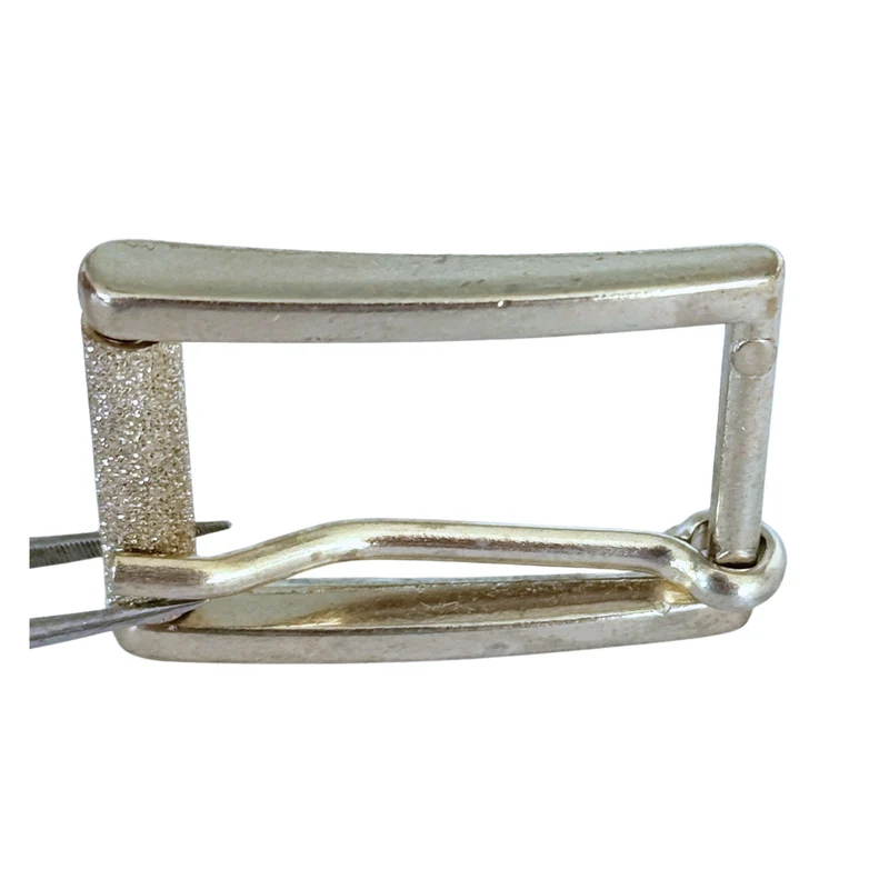 Gürtelschnalle Edle Silber 20 mm – Metallschnalle SM-124