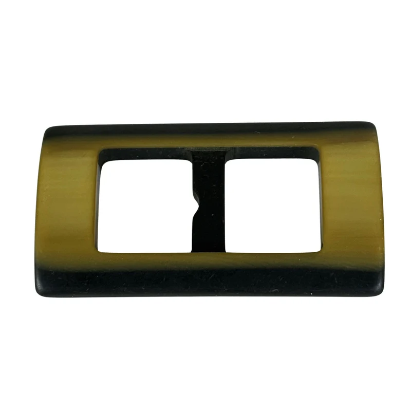 Gürtelschnalle Schwarz-Grün 20 mm – Kunststoffschnalle S-19